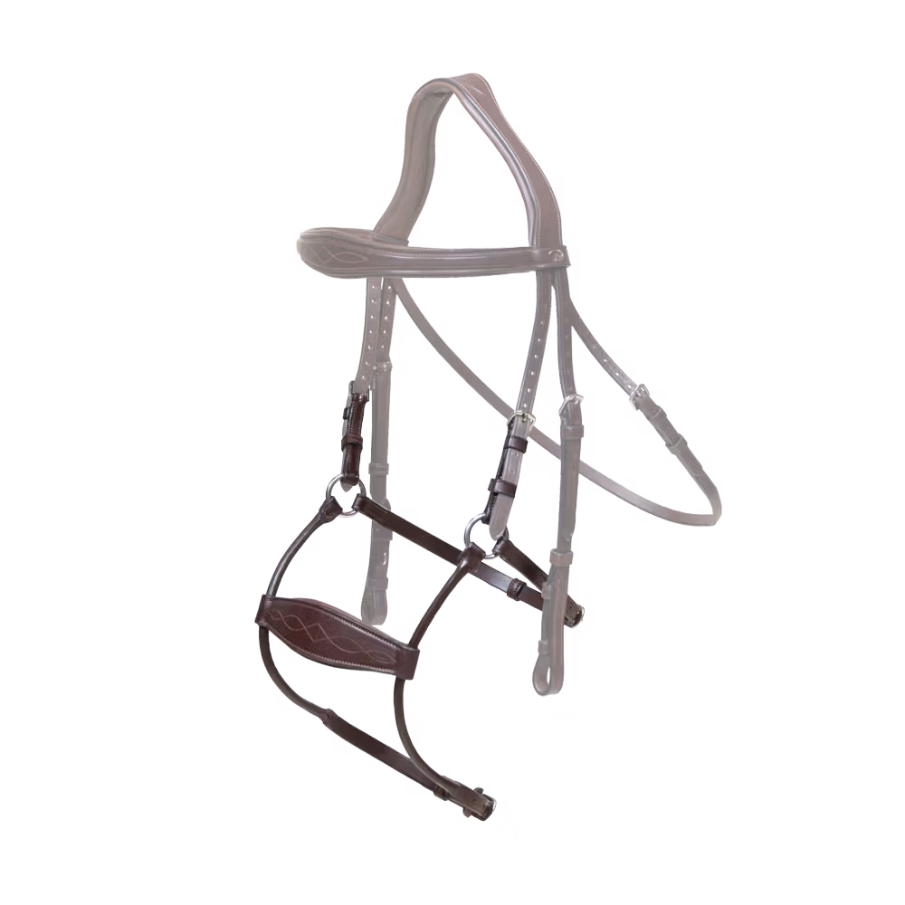 Hybrid noseband NE coll, Pony/brown