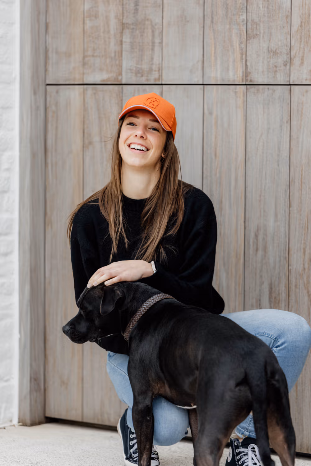 Cap 3 D logo rust orange