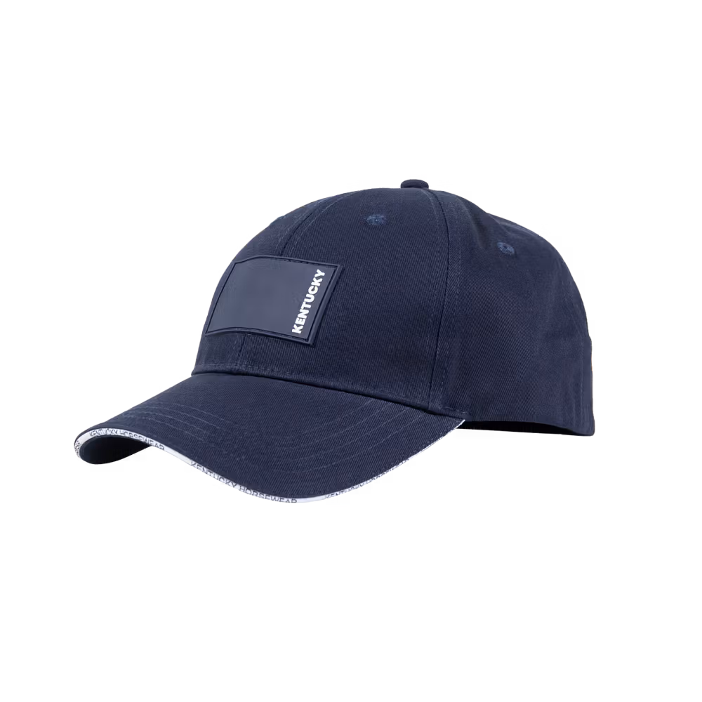 Cap rubber logo beige