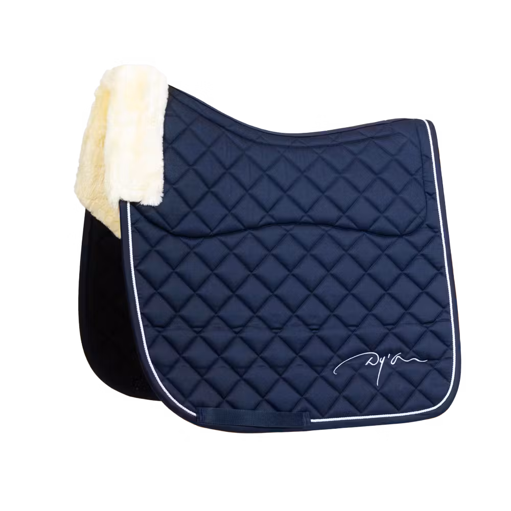 Saddle Pad Skin Friendly Navy Full