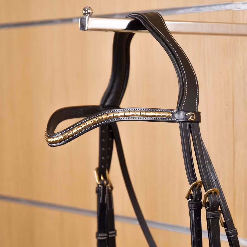 Brass Clincher V-Shaped Browband