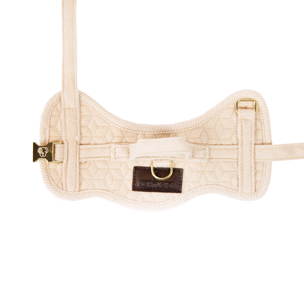 Dog Harness body safe wool light rose S'49-67cm