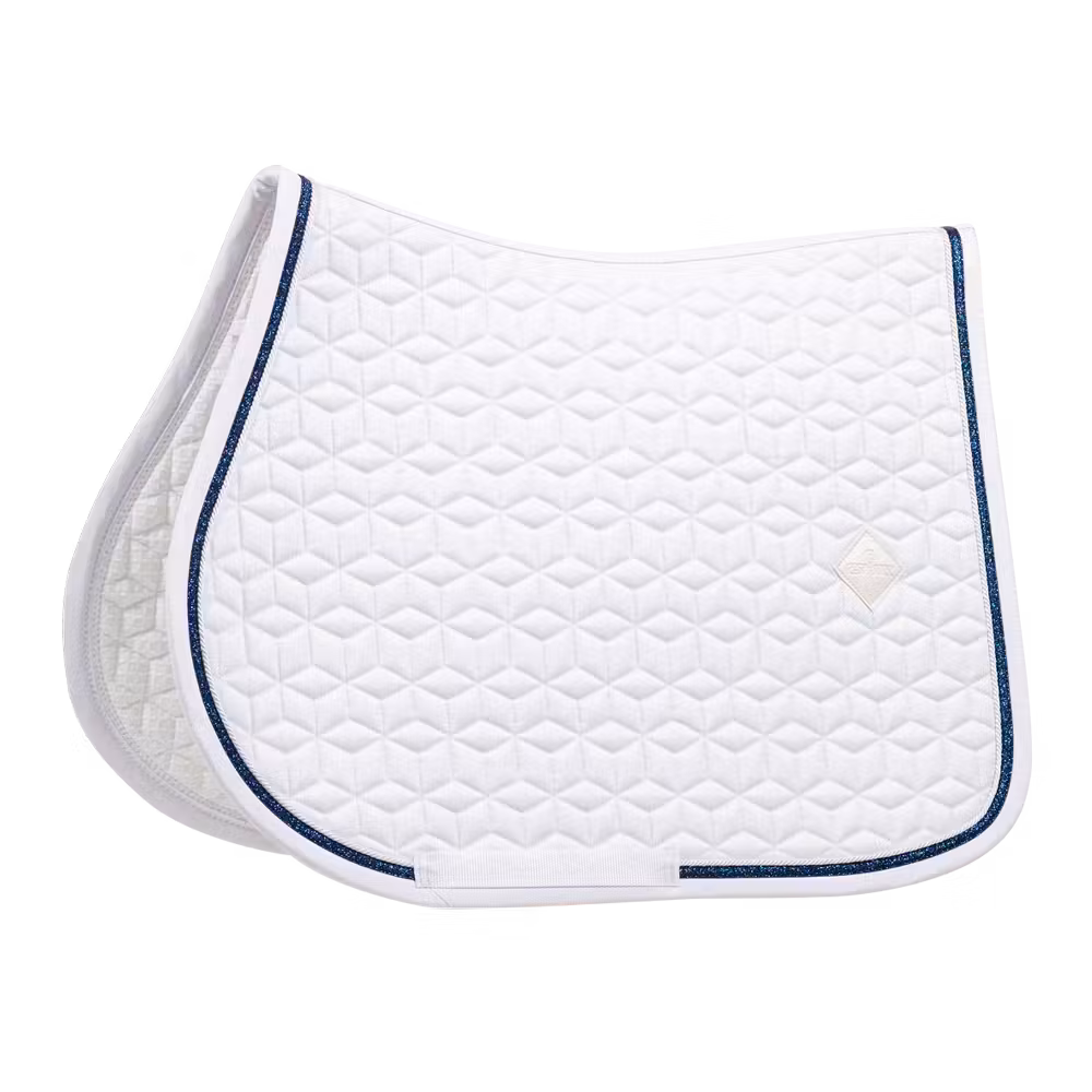 Saddle Pad glitter rope show jumping navy pony