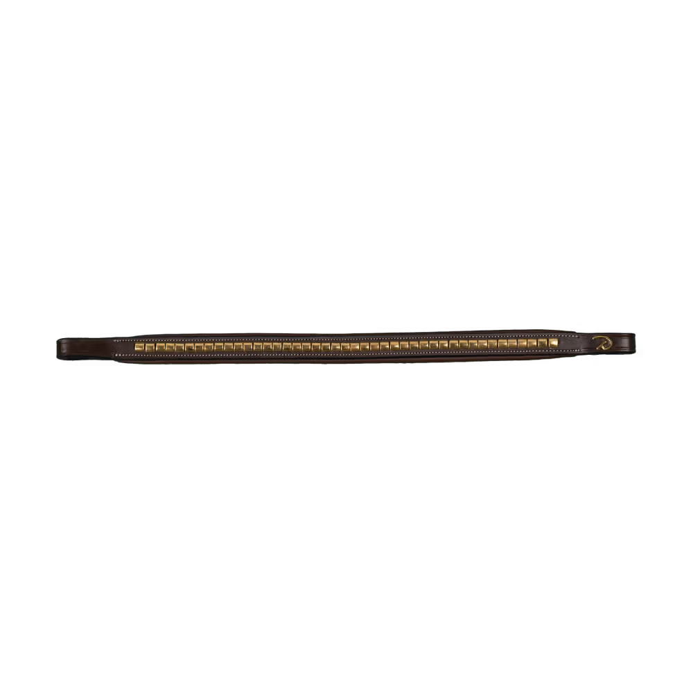 Brass Clincher Straight Browband