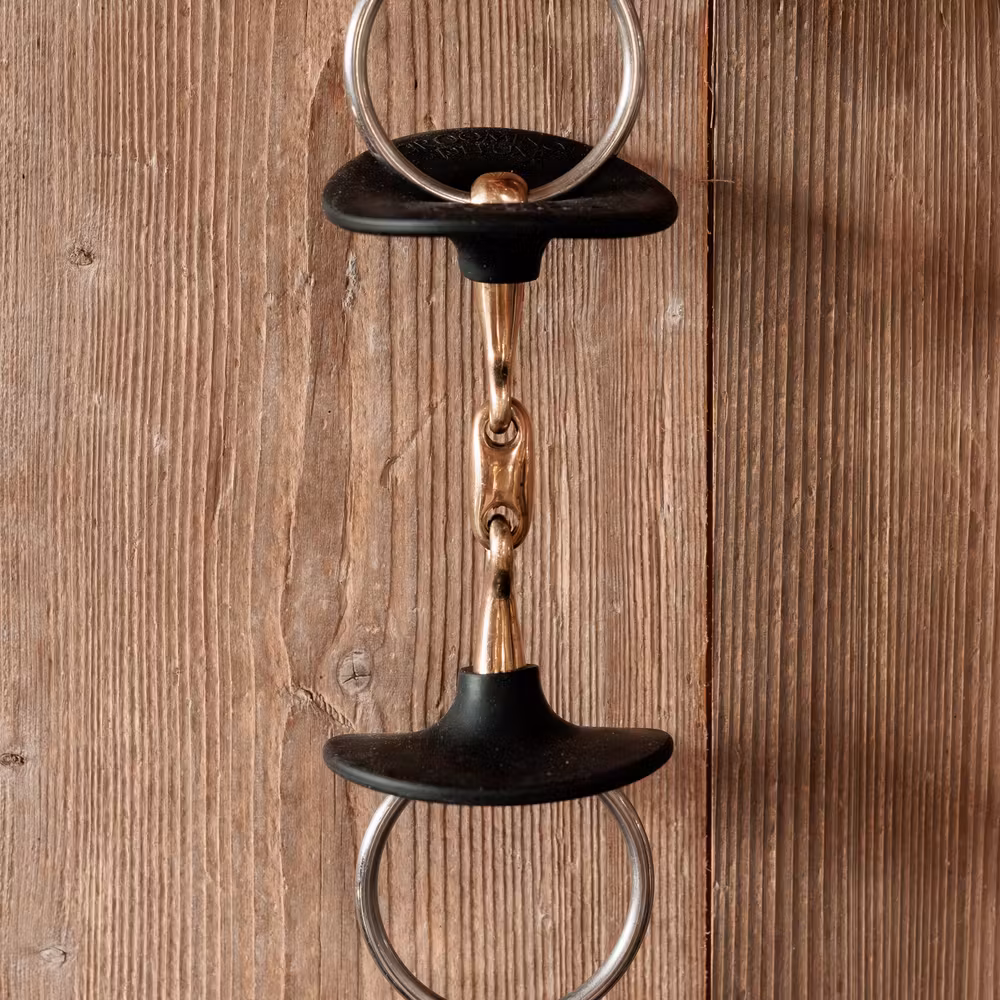 Silicone bit ring pair of 2 black