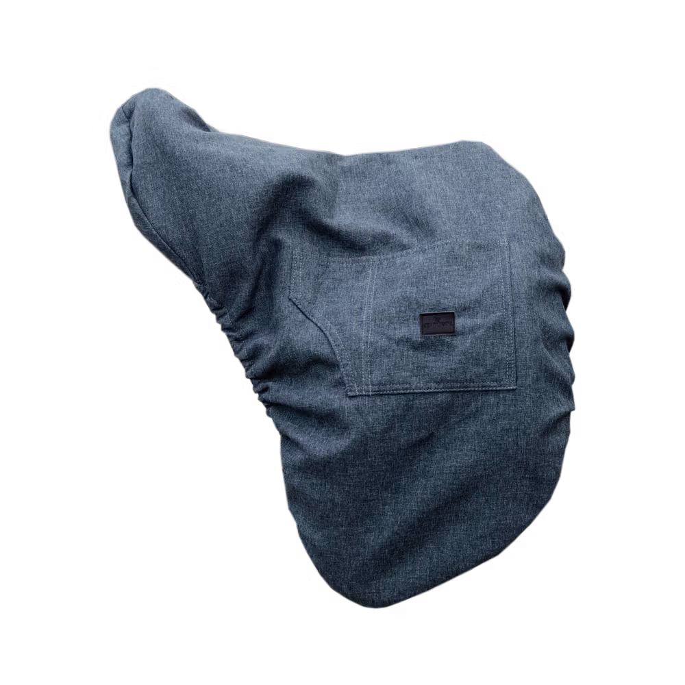 Saddle cover show dressage grey