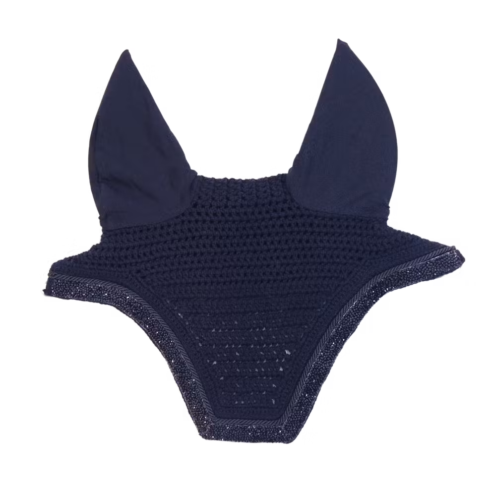 Fly veil Wellington glitter stone black