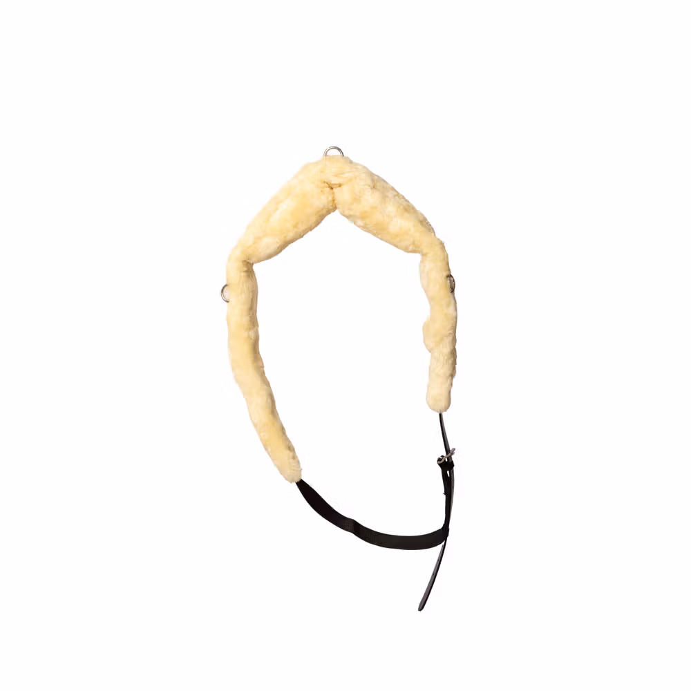 Sheepskin Nylon walker girth Full black