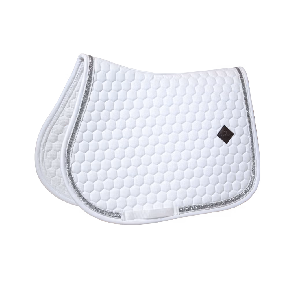 Saddle Pad glitter band jumping fuchsia