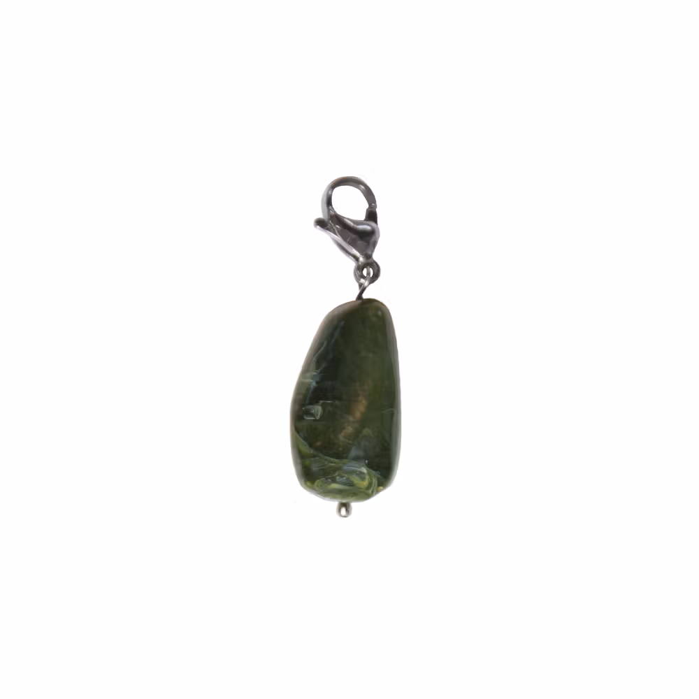 Lucky charm stone brown size S