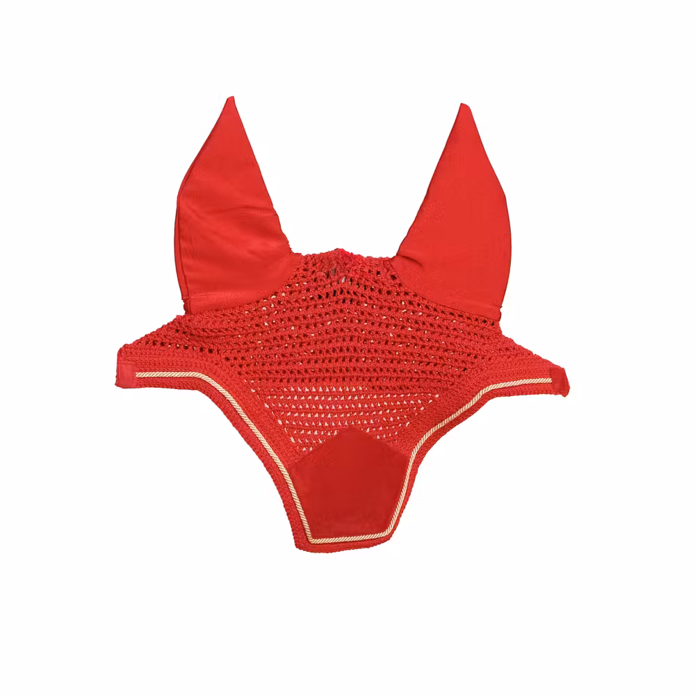 Fly veil Wellington velvet mustard cob