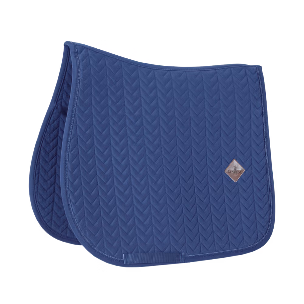 Saddle Pad fishbone show jumping navy