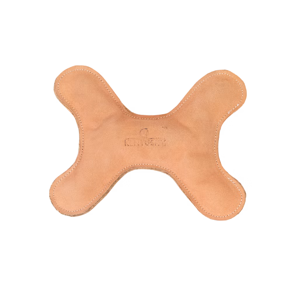 Dog toy pastel bone peach