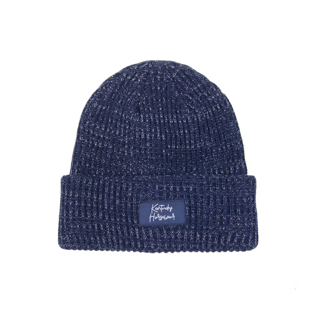 Beanie glitter navy