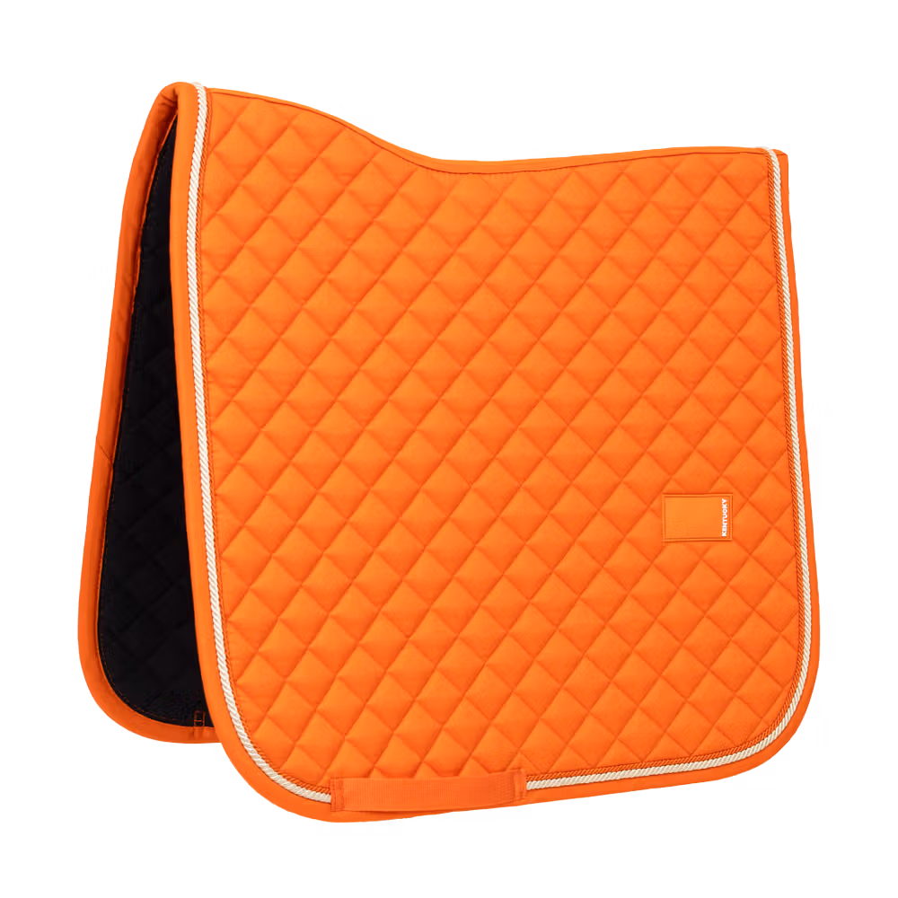 Saddle Pad diamond rope dressage orange