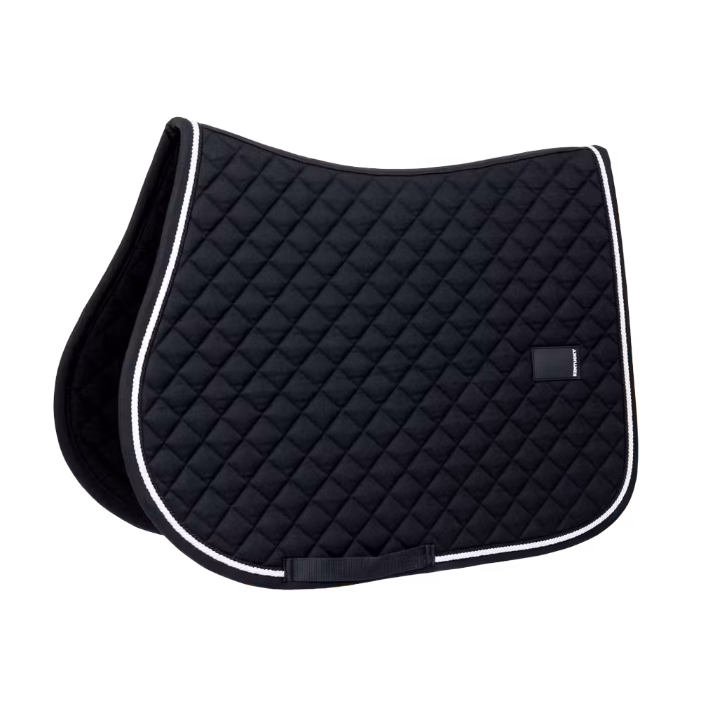 Saddle Pad diamond rope jumping pine green