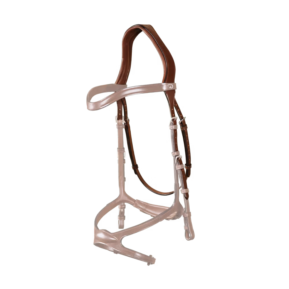 1-strap Headpiece with throat latch