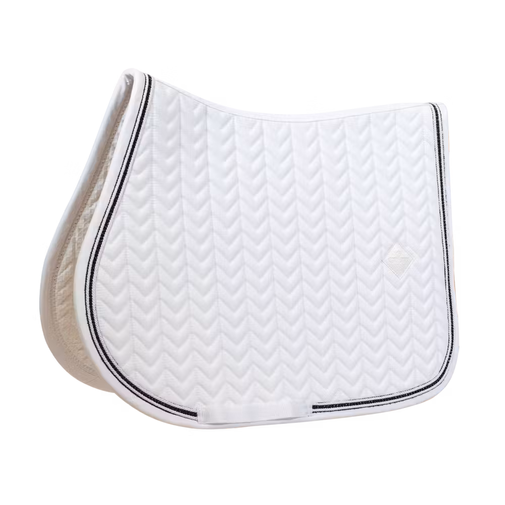 Saddle Pad with metal chain show jumping navy