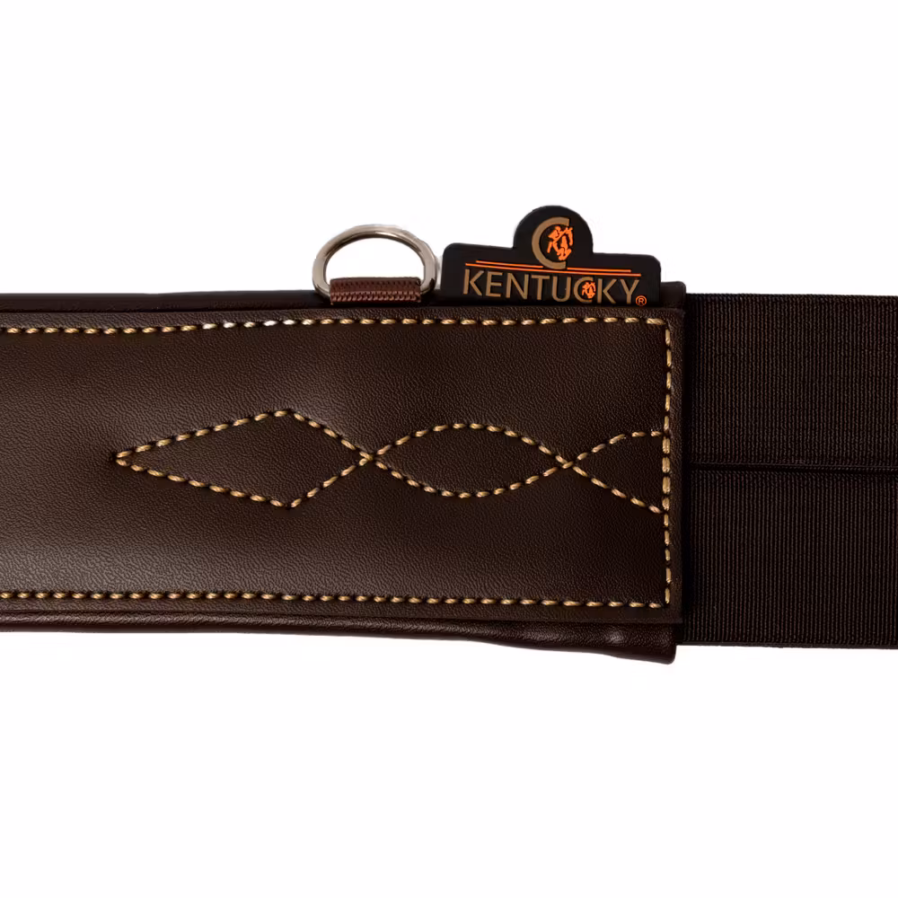 Stud girth brown 130 cm