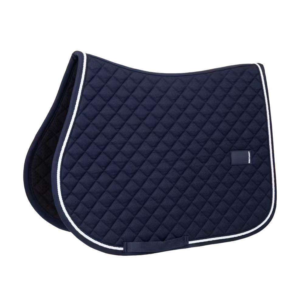 Saddle Pad diamond rope jumping pine green