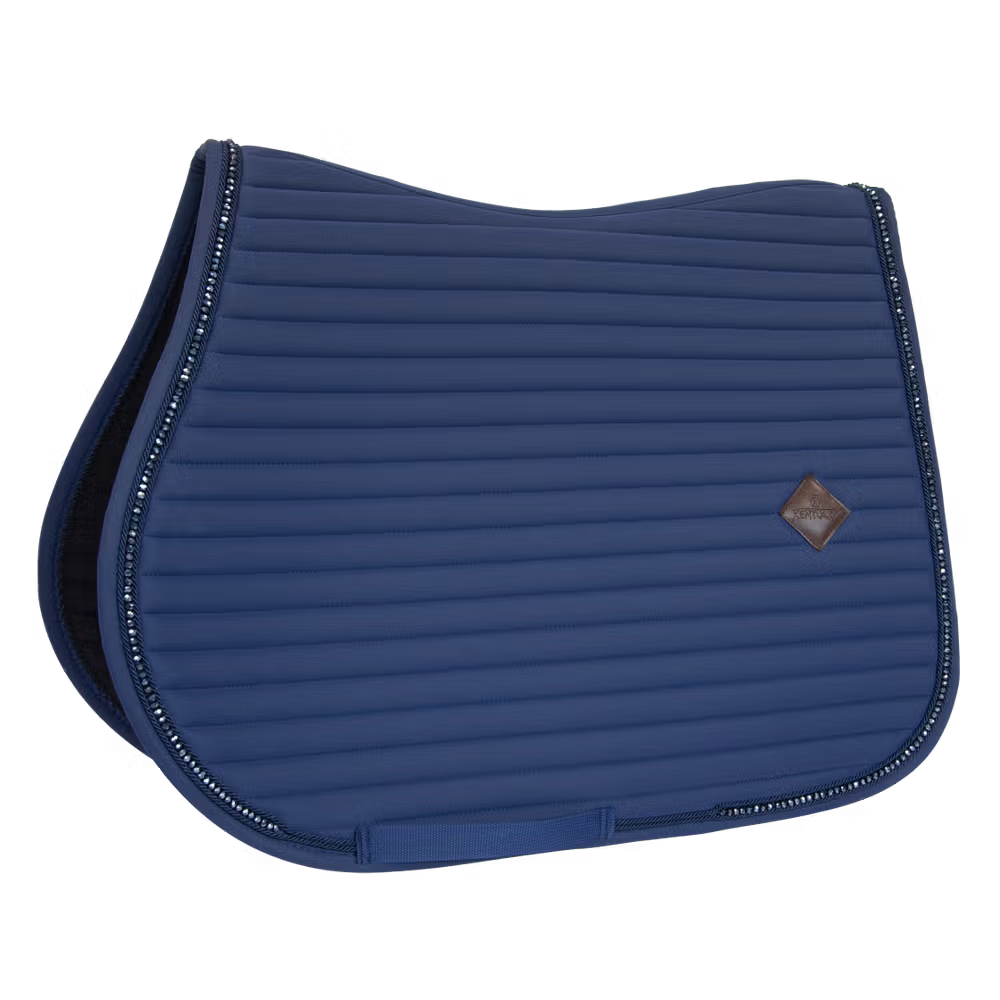 Saddle Pad pearls show jumping black