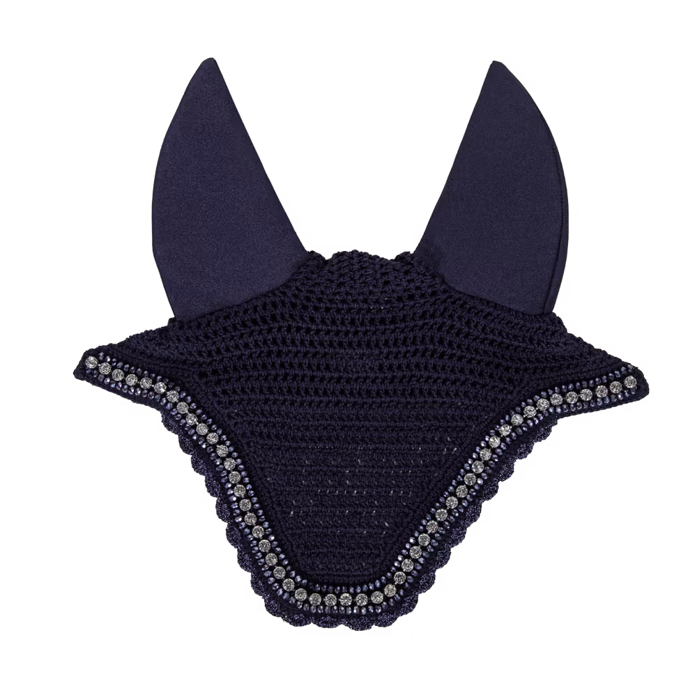 Fly veil Wellington stone big & pearl dark navy