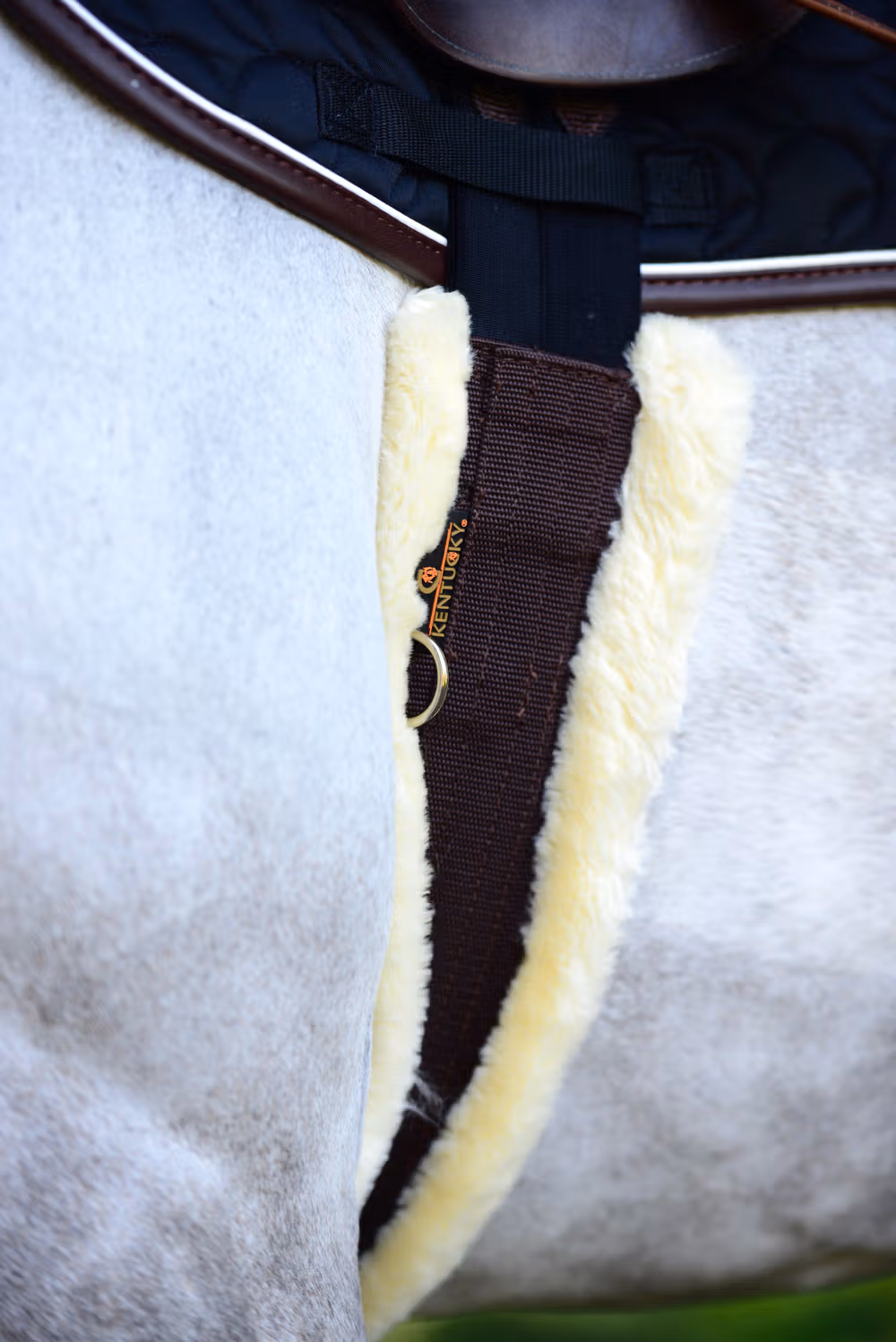 Sheepskin Girth brown 130cm