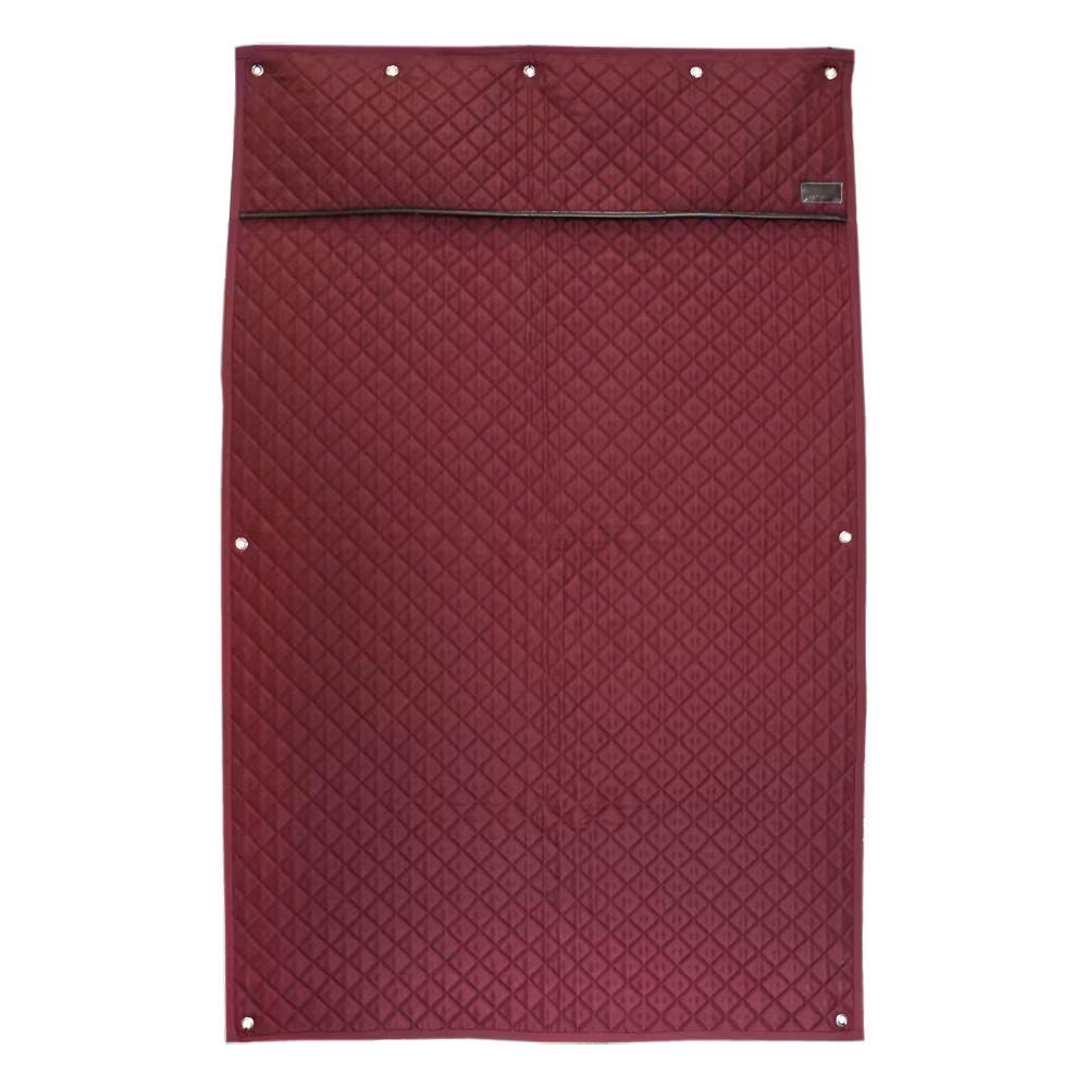 Stable curtain dark green