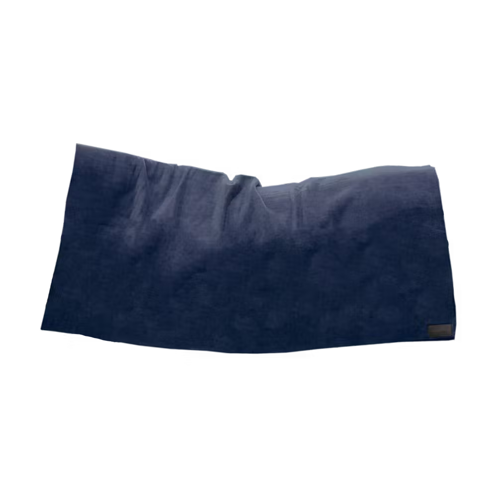 Heavy Fleece rug square navy 210x200cm
