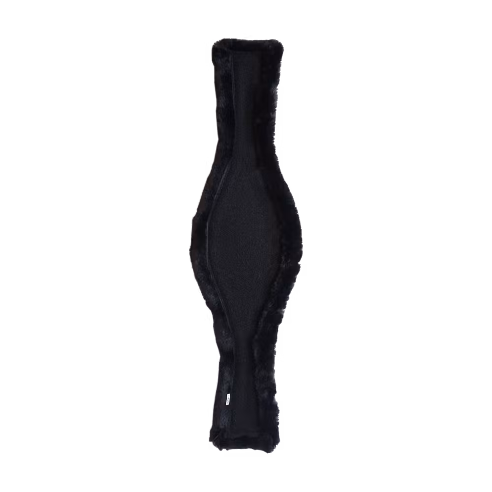 Sheepskin anatomic girth cover natural 130 cm
