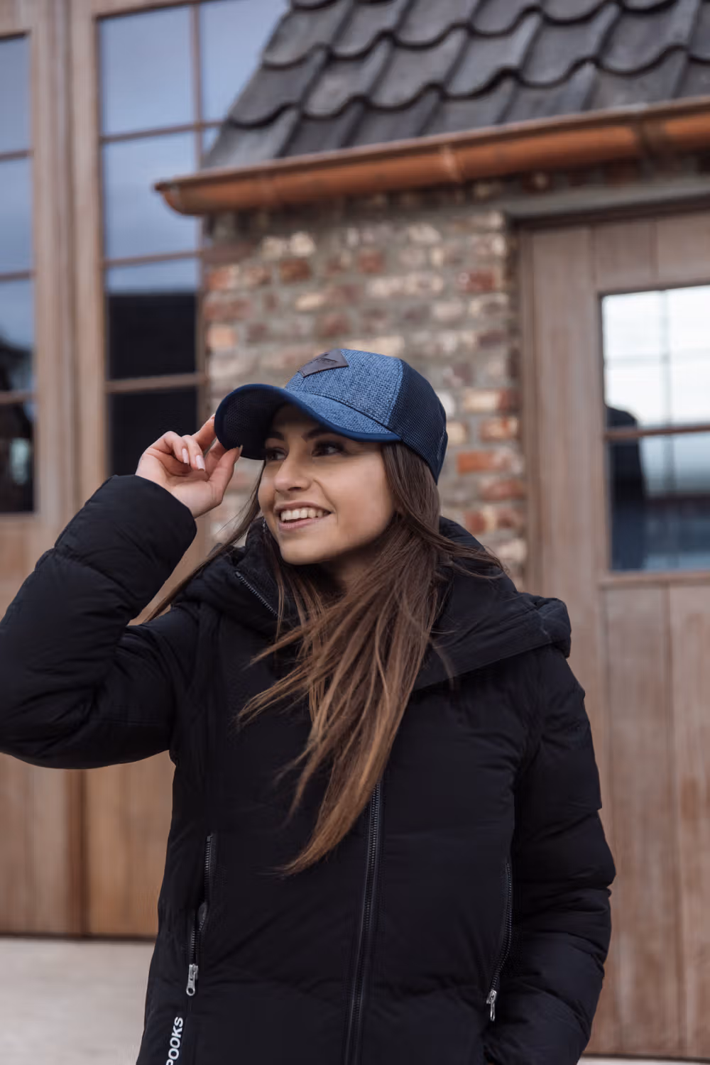 Trucker cap light navy