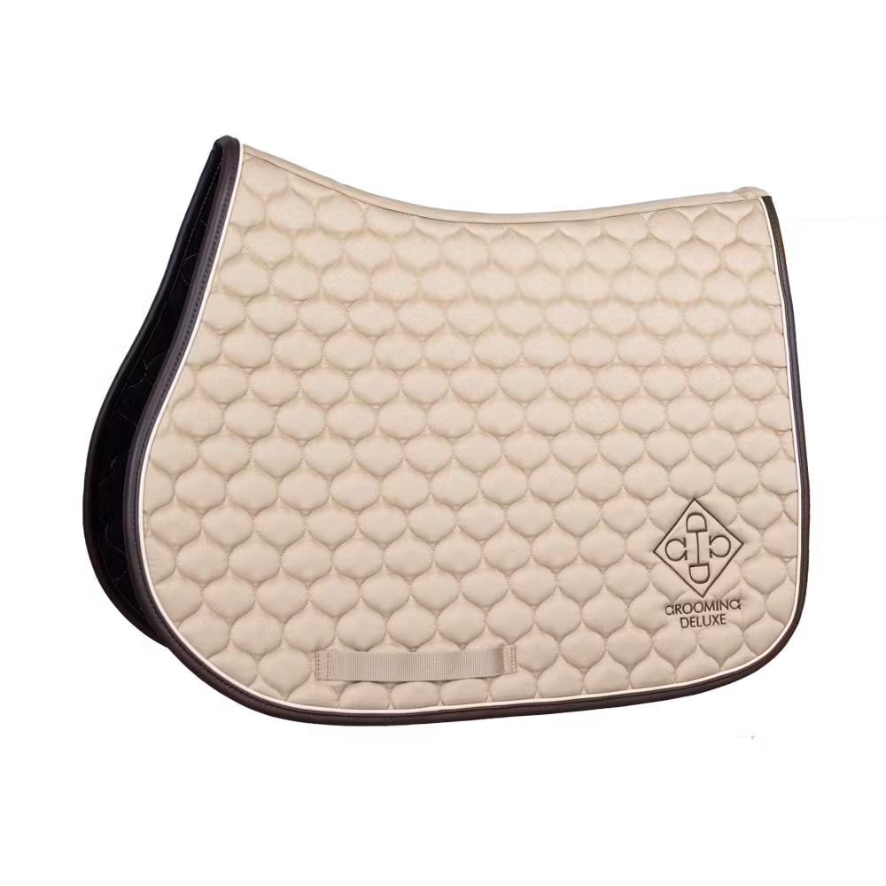 Saddle Pad grooming deluxe jumping brown
