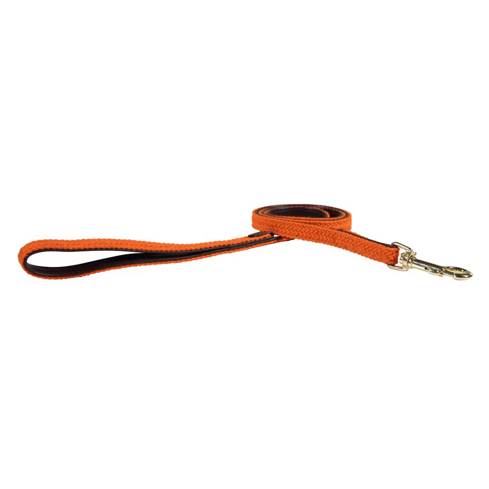 Plaited Nylon dog lead navy size S 120 cm