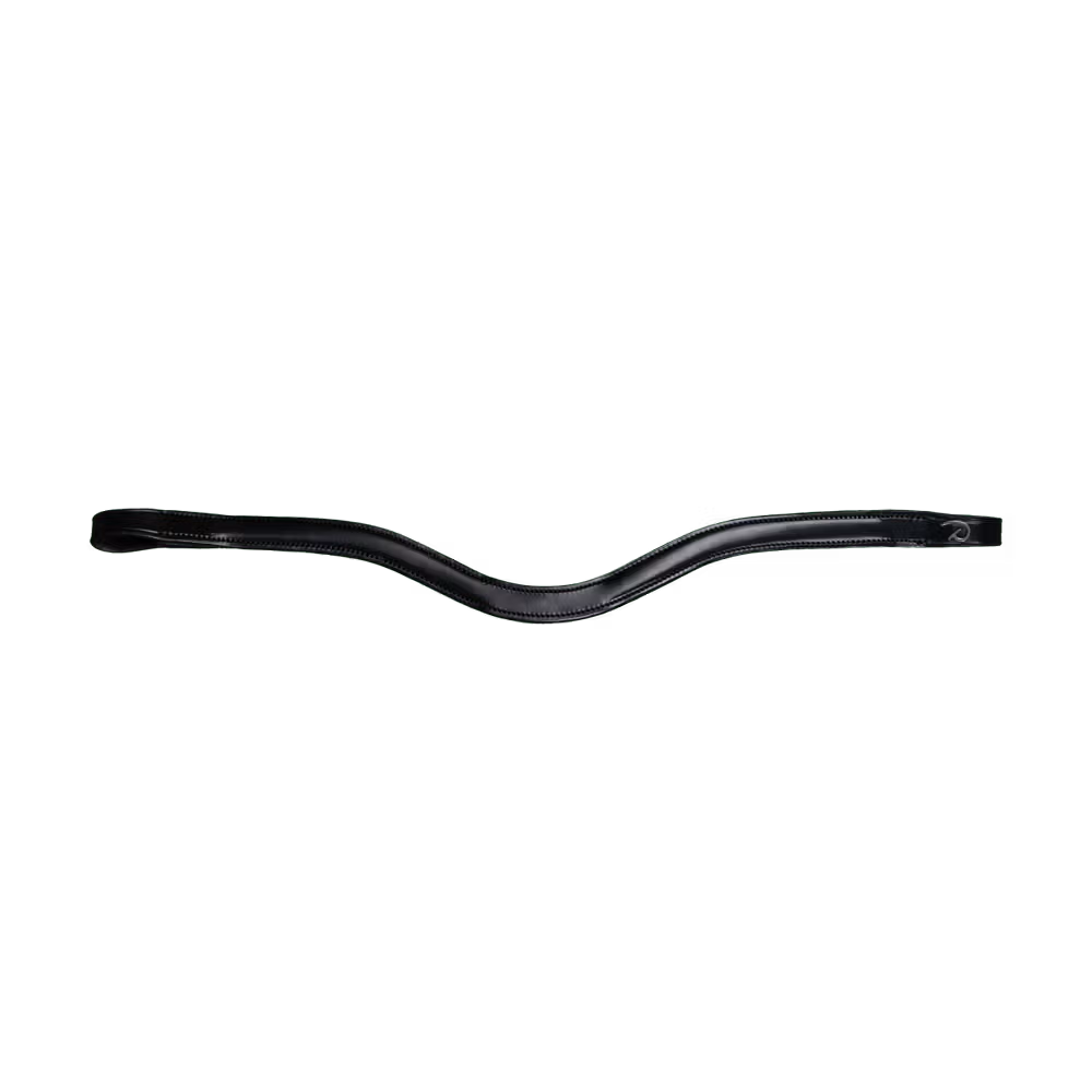 Flat Leather V-Shaped Browband
