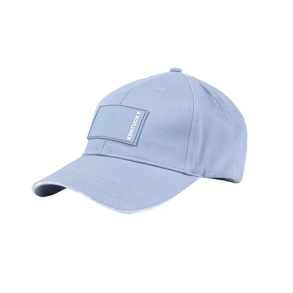 Cap rubber logo beige