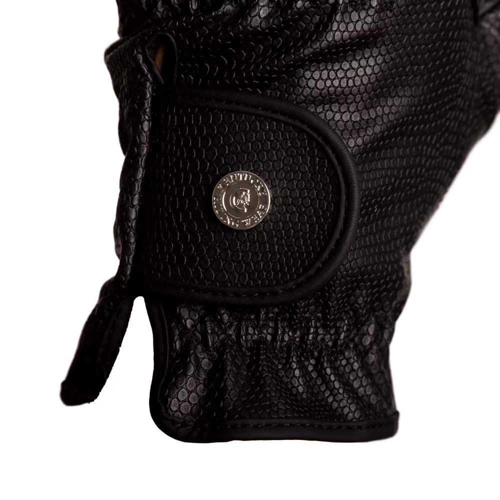Riding gloves grip black size 8