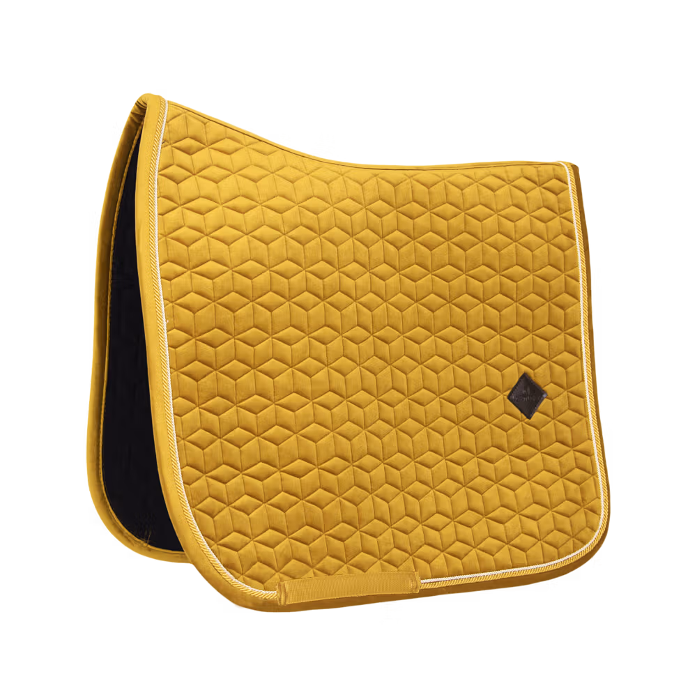 Saddle Pad velvet dressage old rose