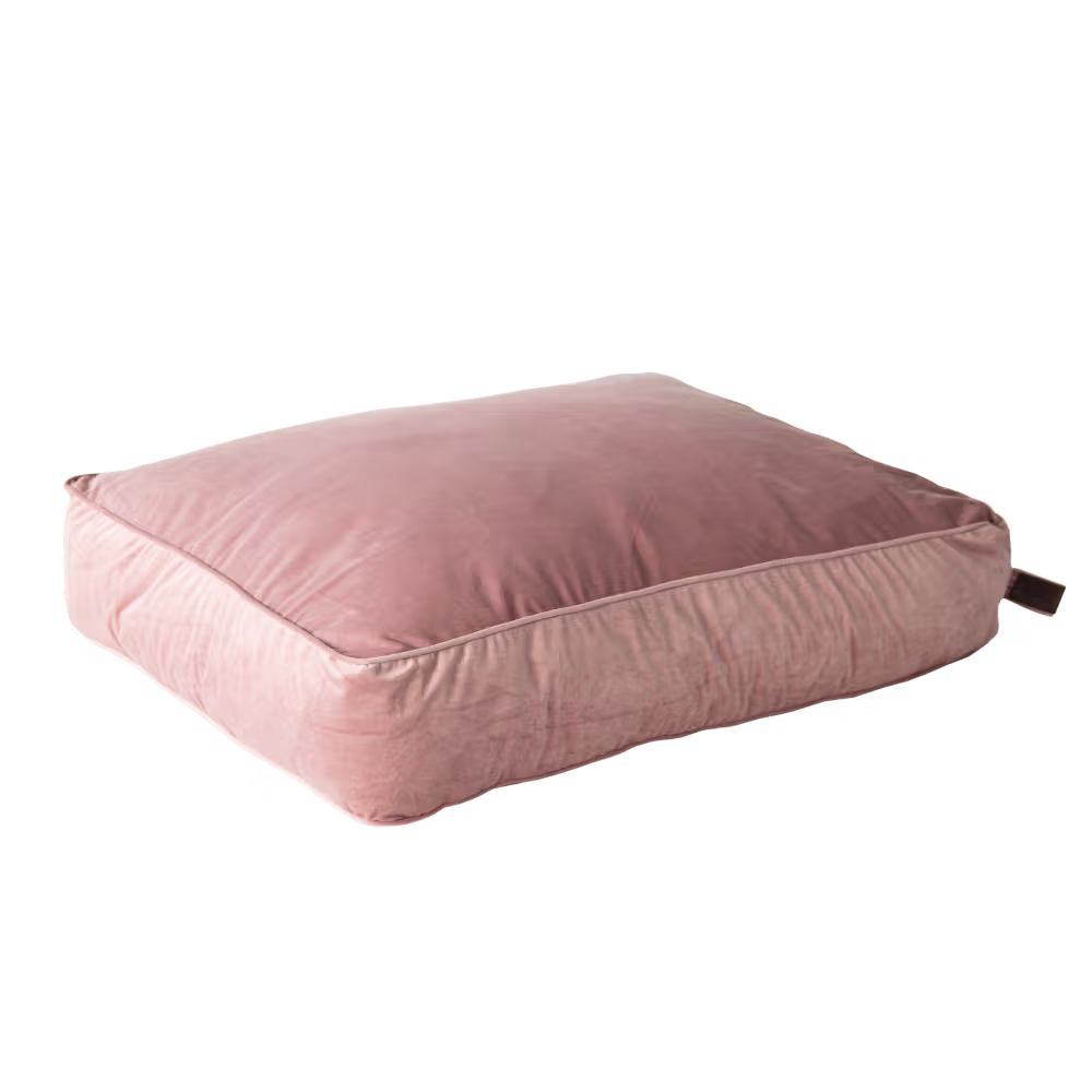Dog pillow velvet old rose S 65cm x 45cm