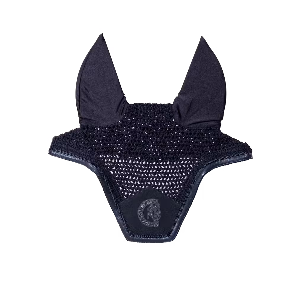 Fly veil wellingtonglitter sparkling black