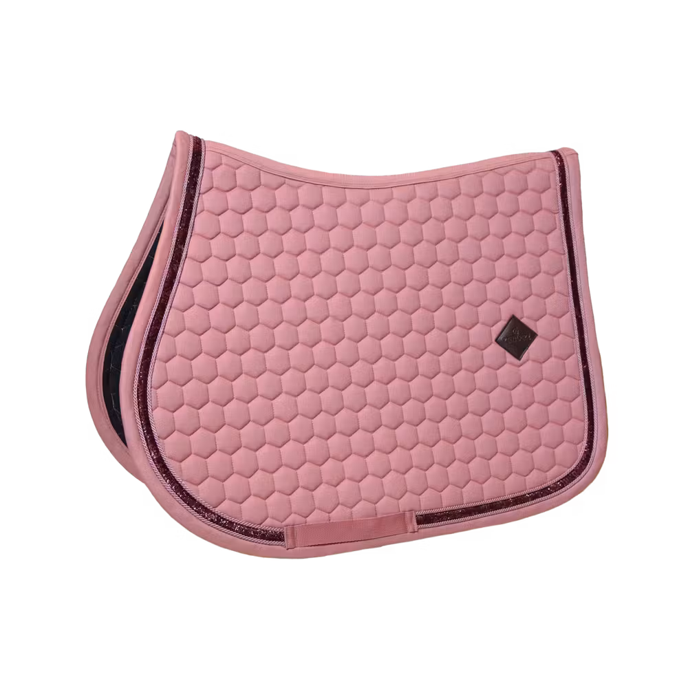 Saddle Pad glitter band jumping fuchsia