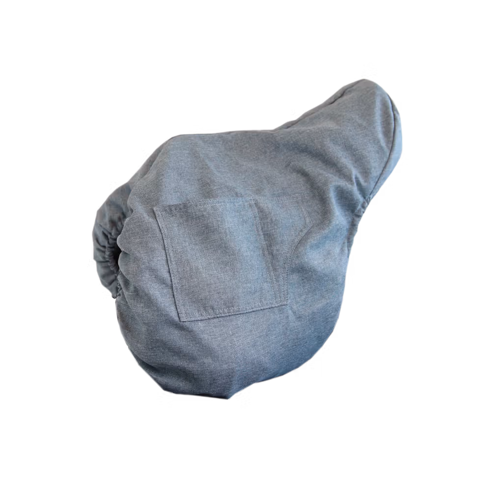 Saddle cover show jumping grey
