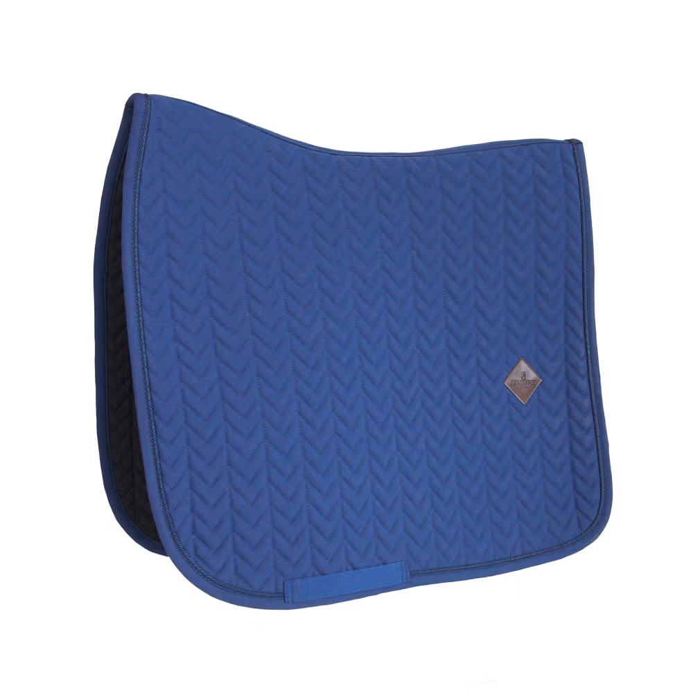Saddle Pad fishbone dressage navy