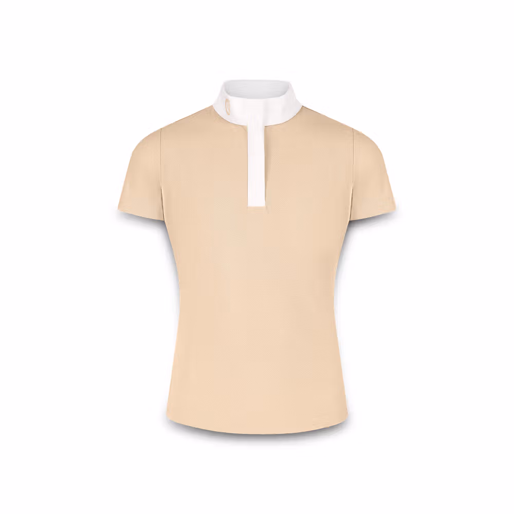 Sammy kids girl show shirt short sleeve beige size 116