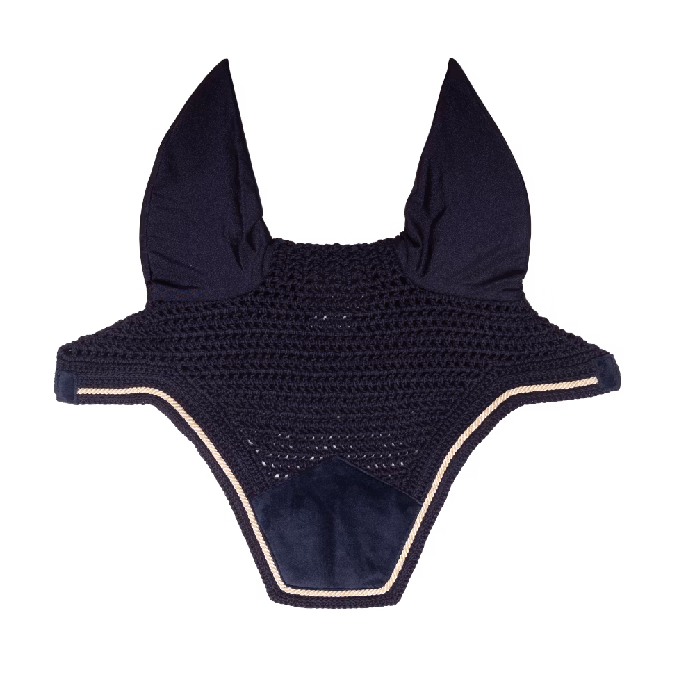 Fly veil Wellington velvet mustard cob