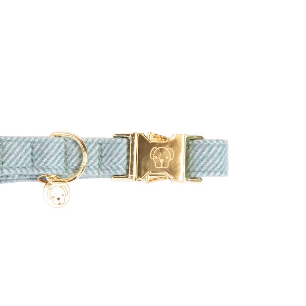Dog Collar wool light-pink XL'45-75cm