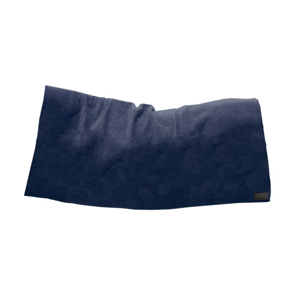 Heavy Fleece rug square navy 210x200cm