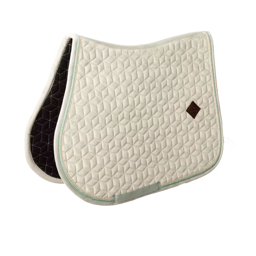 Saddle Pad velvet jumping dark green pony