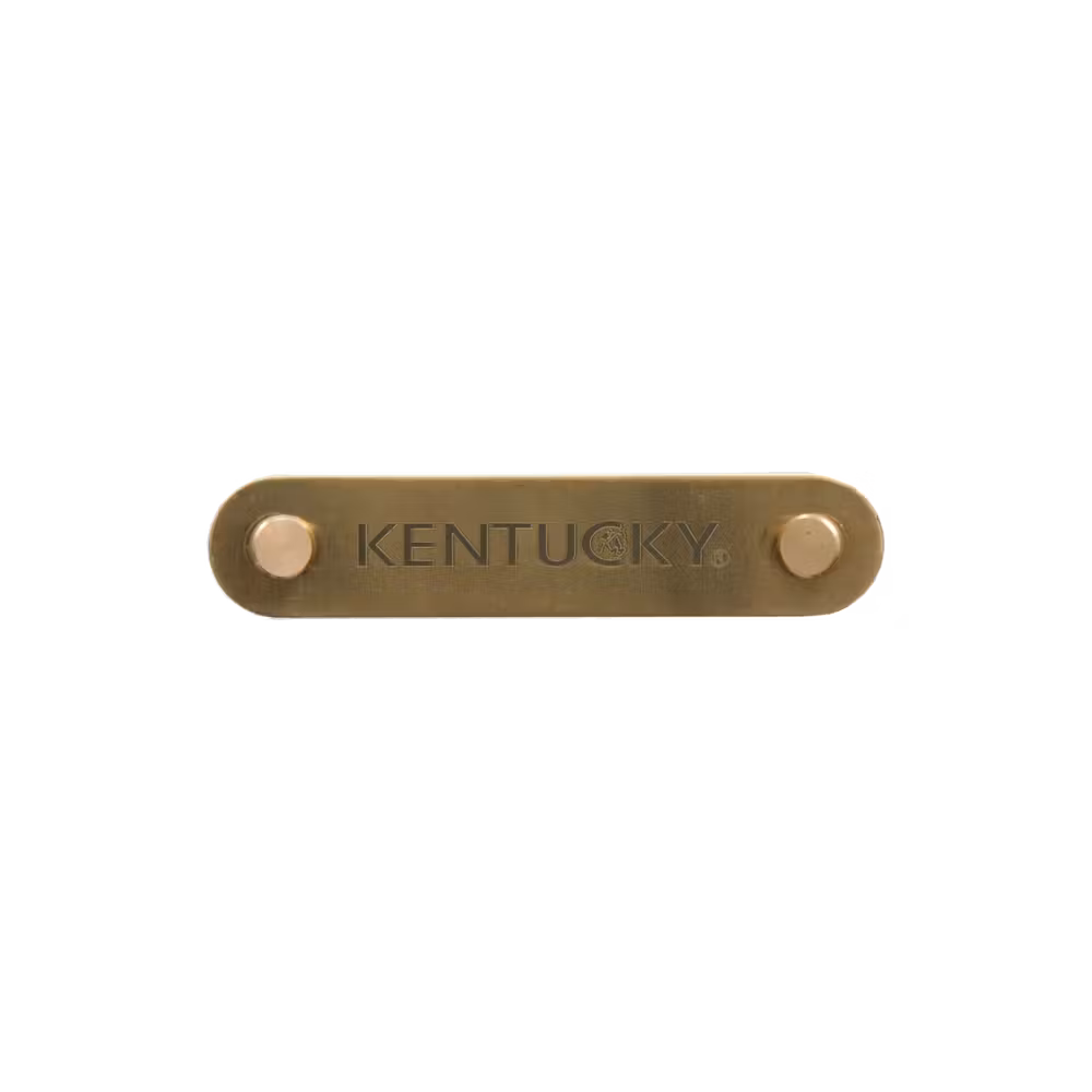 Name/Logo plate Halter gold