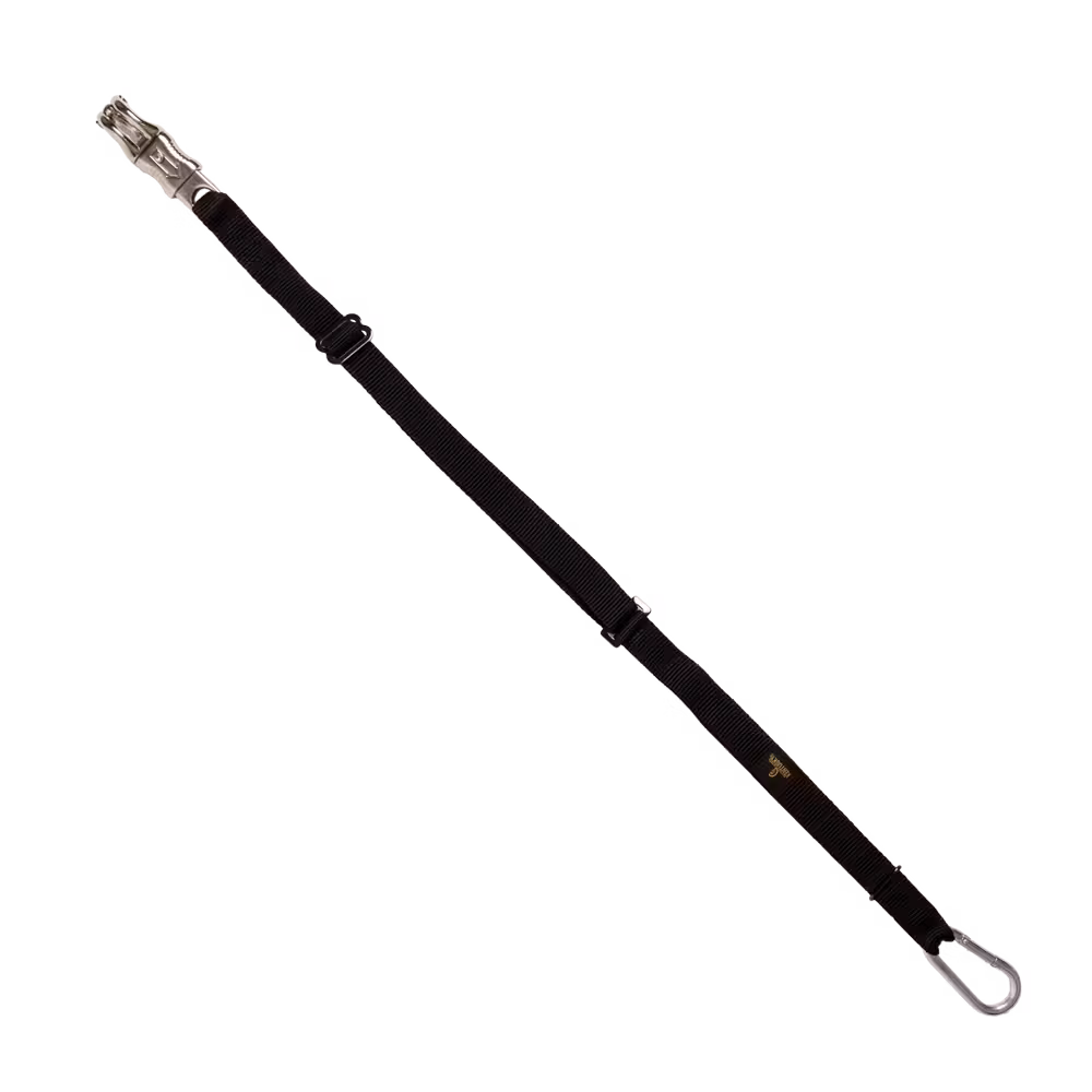 Horse box lead & Cross ties safety black 120cm