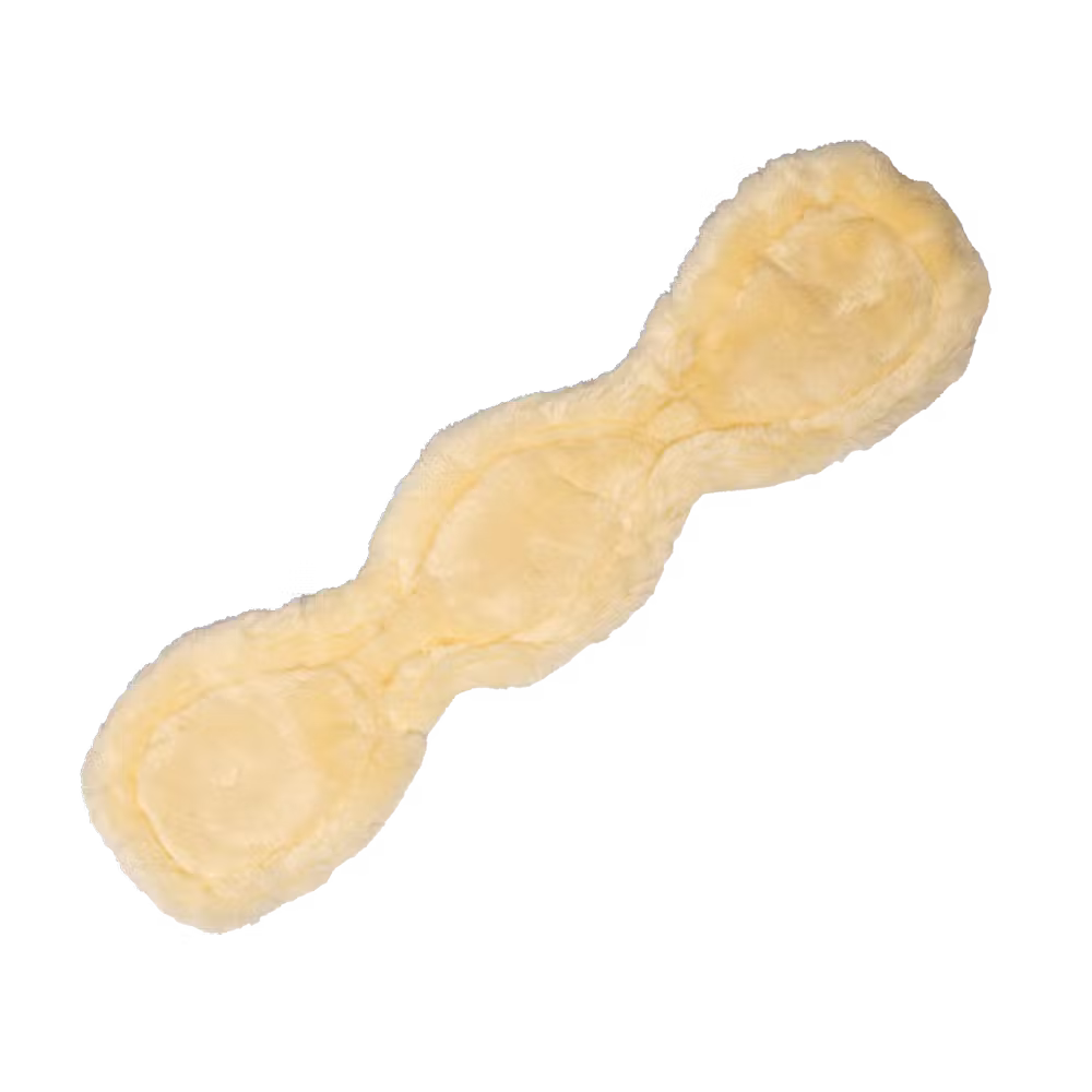 Sheepskin anatomic short girth brown 60 cm